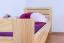 Kinderbett / Jugendbett Kiefer massiv Vollholz natur 72, inkl. Lattenrost - 80 x 200 cm (B x L)