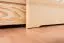 Bett Kiefer 90 x 200 cm Natur
