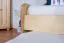 Bett Kiefer 90 x 200 cm Natur