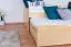 Bett Kiefer 90 x 200 cm Natur