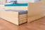 Bett Kiefer 90 x 200 cm Natur