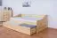 Bett Kiefer 90 x 200 cm Natur