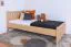 Kinderbett / Jugendbett Buche massiv Vollholz natur 109, inkl. Lattenrost - 90 x 200 cm (B x L)