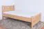Kinderbett / Jugendbett Buche massiv Vollholz natur 109, inkl. Lattenrost - 90 x 200 cm (B x L)