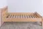 Kinderbett / Jugendbett Buche massiv Vollholz natur 109, inkl. Lattenrost - 90 x 200 cm (B x L)