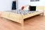 Bettgestell Kiefer 160 x 200 cm Natur