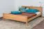 Doppelbett / Gästebett Wooden Nature 141 Buche massiv natur - 160 x 200 cm (B x L)