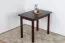 Tisch Kiefer massiv Vollholz Walnussfarben Junco 227A (eckig) - 90 x 60 cm (B x T)