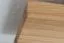 Jugendbett / Futonbett aus massivem Eichenholz Wooden Nature 01, Holz geölt, Matratzenmaß: 120 x 200 cm, mit Kopfteil, 25 mm Rahmenstärke