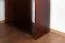 Schreibtisch Kiefer massiv Vollholz Walnussfarben Junco 185 - Abmessungen: 74 x 138 x 83 cm (H x B x T)