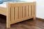 Kinderbett / Jugendbett Buche massiv Vollholz natur 107, inkl. Lattenrost - Abmessung 90 x 200 cm (B x L)