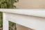 Tisch Kiefer massiv Vollholz weiß lackiert Junco 227C (eckig) - 110 x 60 cm (B x T)