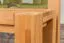 Bank Wooden Nature 133 Kernbuche massiv - 140 x 33 cm (L x B)