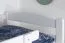 Etagenbett / Stockbett "Easy Premium Line" K17/n, Buche Vollholz massiv Weiß, Liegefläche: 90 x 190 cm (B x L), teilbar