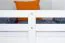 Etagenbett / Stockbett "Easy Premium Line" K17/n, Buche Vollholz massiv Weiß, Liegefläche: 90 x 190 cm (B x L), teilbar