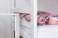 Etagenbett / Stockbett "Easy Premium Line" K17/n, Buche Vollholz massiv Weiß, Liegefläche: 90 x 190 cm (B x L), teilbar