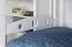 Etagenbett für Erwachsene "Easy Premium Line" K19/n, Kopf- und Fußteil mit Löchern, Buche Vollholz massiv Weiß - 90 x 190 cm (B x L), teilbar