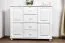 Kommode Kiefer massiv Vollholz Weiß Junco 164 – Abmessungen: 100 x 121 x 41 cm (H x B x T)