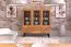 Vitrine Masterton 15 Kernbuche massiv geölt - Abmessungen: 140 x 136 x 45 cm (H x B x T)