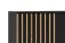 Kommode Cikarang 01, Farbe: Schwarz / Eiche - Abmessungen: 100 x 140 x 40 cm (H x B x T)