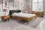 Doppelbett Masterton 01 Wildeiche massiv geölt - Liegefläche: 200 x 200 cm (B x L)