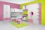 Kinderzimmer - Hängeregal / Wandregal Luis 08, Farbe: Rosa - 24 x 40 x 20 cm (H x B x T)