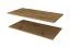 Holzeinlegeboden für Kleiderschrank | 2er Set | Farbe: Eiche Artisan | für Schränke mit der Breite: 100 cm