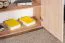 Kommode Curug 11, Farbe: Eiche / Buche hell - Abmessungen: 113 x 90 x 34 cm (H x B x T)