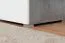 Jugendzimmer - Regal Lede 07, Farbe: Grau / Eiche / Weiß - Abmessungen: 190 x 45 x 40 cm (H x B x T)