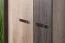 Schrank 80 cm breit, Farbe: Braun