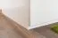 182 cm breiter Kleiderschrank mit 4 Türen, 2 Fächern und 4 Schubladen | Farbe: Weiß | Tiefe: 56 cm
