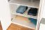 Schlafzimmer - Kleiderschrank Weiß Hochglanz mit LED-Rahmen