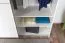 Schwebetürenschrank / Kleiderschrank Siumu 09, Farbe: Weiß / Weiß Hochglanz - 224 x 272 x 61 cm (H x B x T)