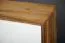 Kommode Timaru 06 Wildeiche geölt / Weiß, teilmassiv - Abmessungen: 92 x 90 x 40 cm (H x B x T)