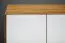 Kommode Timaru 06 Wildeiche geölt / Weiß, teilmassiv - Abmessungen: 92 x 90 x 40 cm (H x B x T)