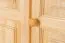 Kiefer Kleiderschrank 120 cm Breite
