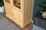 Vitrinenschrank Kiefer natur