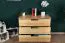 Kommode Kiefer massiv Vollholz natur 002 - Abmessung 80 x 100 x 47 cm (H x B x T)