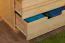 Kommode Kiefer massiv Vollholz natur 002 - Abmessung 80 x 80 x 42 cm (H x B x T)