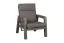 Lounge Gartensessel Verona aus Aluminium - Farbe: anthrazit, 755 x 876 x 965 x 330 mm, Rahmen aus Aluminium, mit Armlehne, Outdoormöbel