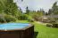 Pool oval Sunnydream 06, 6,40 x 4,00 Meter, inklusive Premium Filteranlage, Filtermedium, Poolleiter, Poolfolie, Boden- und Wandvlies, Edelstahl-Eckverbindungen
