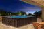 Rechteckiger Gartenpool Sunnydream 08, 7,90 x 4,00 Meter, inklusive Premium Filteranlage, Filtermedium, Poolleiter, Poolfolie, Boden- und Wandvlies, Edelstahl-Eckverbindungen