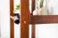 Regal Kiefer massiv Vollholz Nussfarben Junco 54C - 200 x 60 x 30 cm (H x B x T)