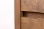 Vitrine Selun 09, Farbe: Eiche Dunkelbraun - 197 x 90 x 43 cm (H x B x T)
