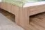 Doppelbett Selun 20, Farbe: Eiche Trüffel - 180 x 200 cm (B x L)