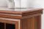 Vitrine Sentis 12, Farbe: Dunkelbraun - 117 x 158 x 46 cm (H x B x T)