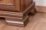 Vitrine Sentis 17, Farbe: Dunkelbraun - 193 x 58 x 40 cm (H x B x T)