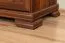 Vitrine Sentis 17, Farbe: Dunkelbraun - 193 x 58 x 40 cm (H x B x T)