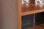 Regal Mojokerto 10, Farbe: Walnuss / Schwarz - Abmessungen: 121 x 70 x 39 cm (H x B x T)