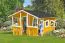 Kinderspielhaus K59 - Abmessungen: 2,26 x 2,40 Meter